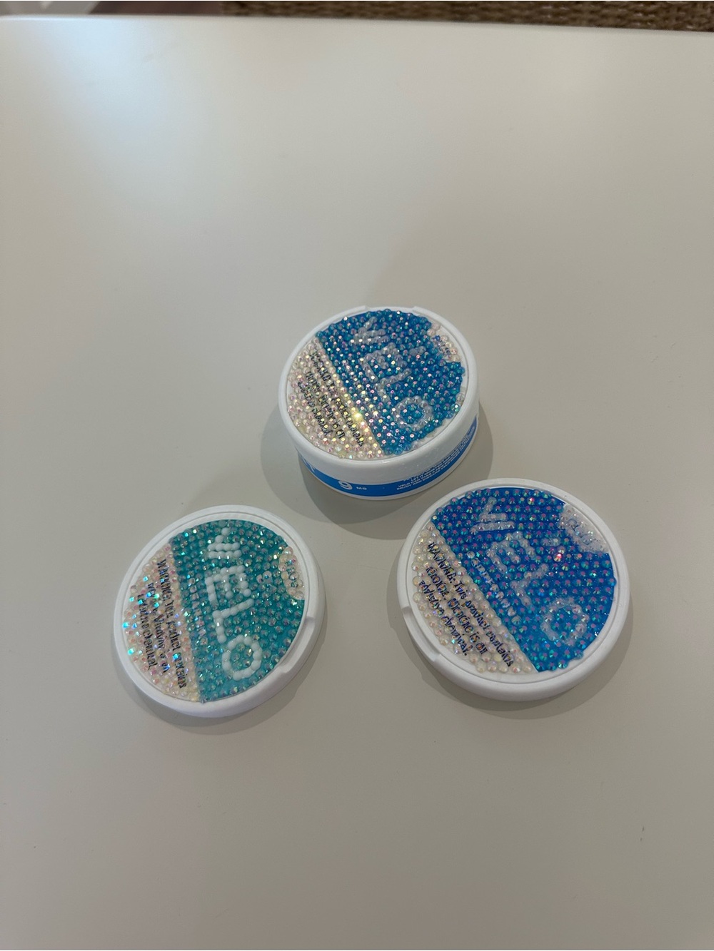 Reusable Bedazzled Velo can